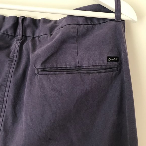Scotch and Soda garment dyed cotton chinos. Straig - Picture 11 of 12